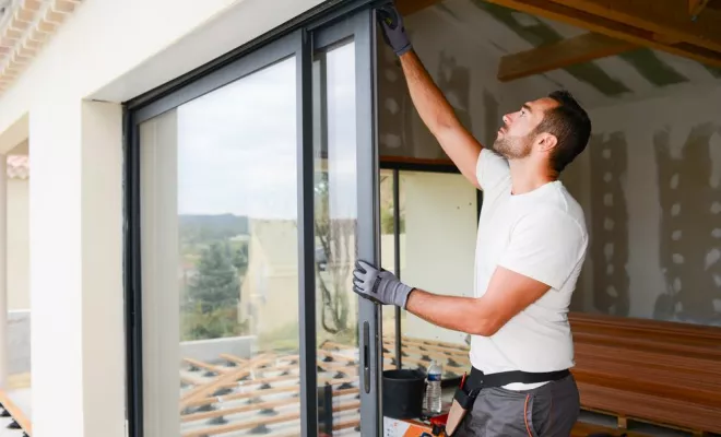 Pose de baies vitrées PVC, Ajaccio, Artech PVC